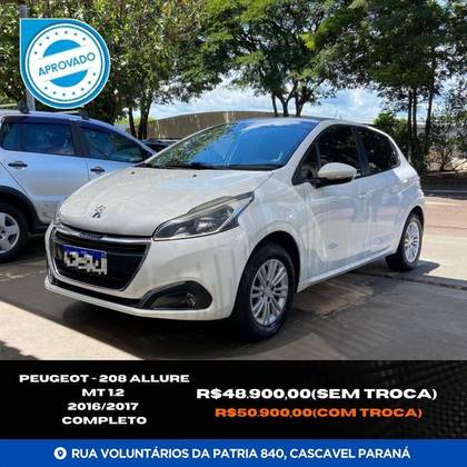 PEUGEOT 208 1.2 ALLURE 12V FLEX 4P MANUAL